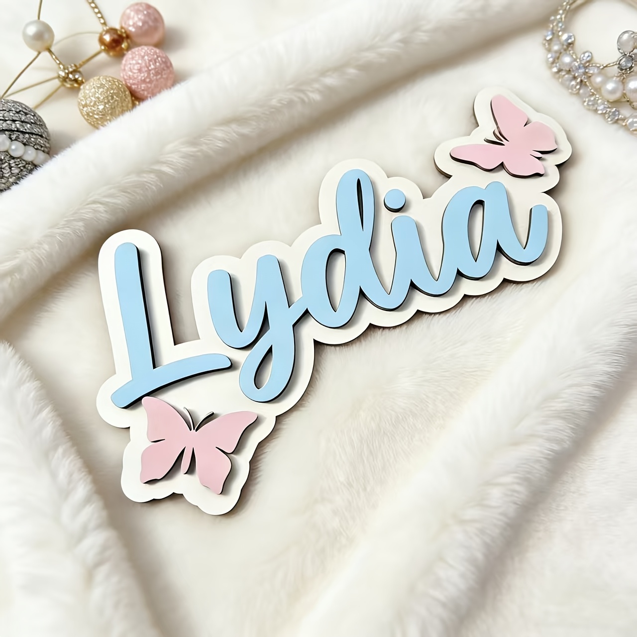 Personalized Blue & Pink Butte - Nursery review and price