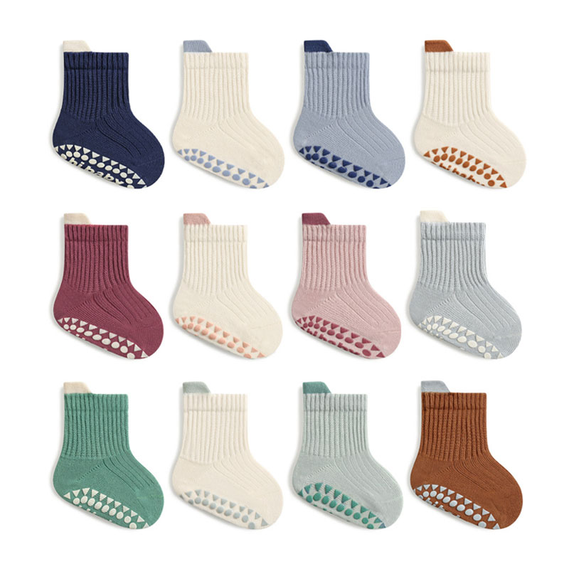 3 Pairs Kids Cotton Socks Boys - Unisex Baby Socks Non Slip review and price