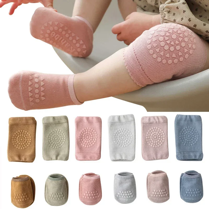 1 Set Baby Socks & Kneepads Se - Unisex Baby Socks Non Slip review and price
