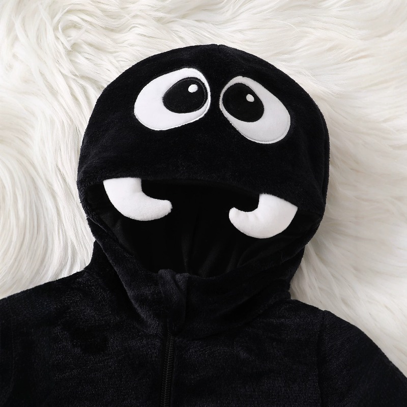 Newborn Baby Black Spider Romp - Cotton Baby Onesies Zipper review and price
