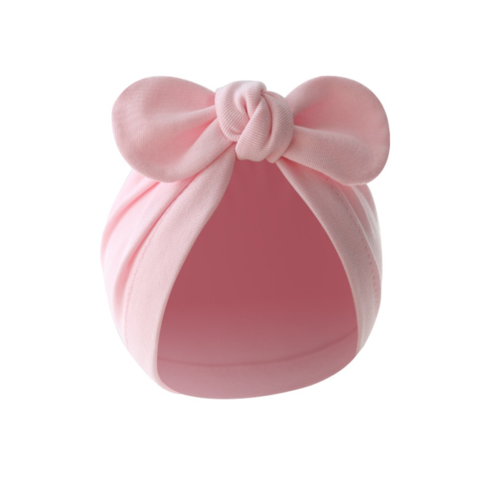 Cute Flower Knot Hat Cotton So - Infant Beanie Hat With Ears review and price